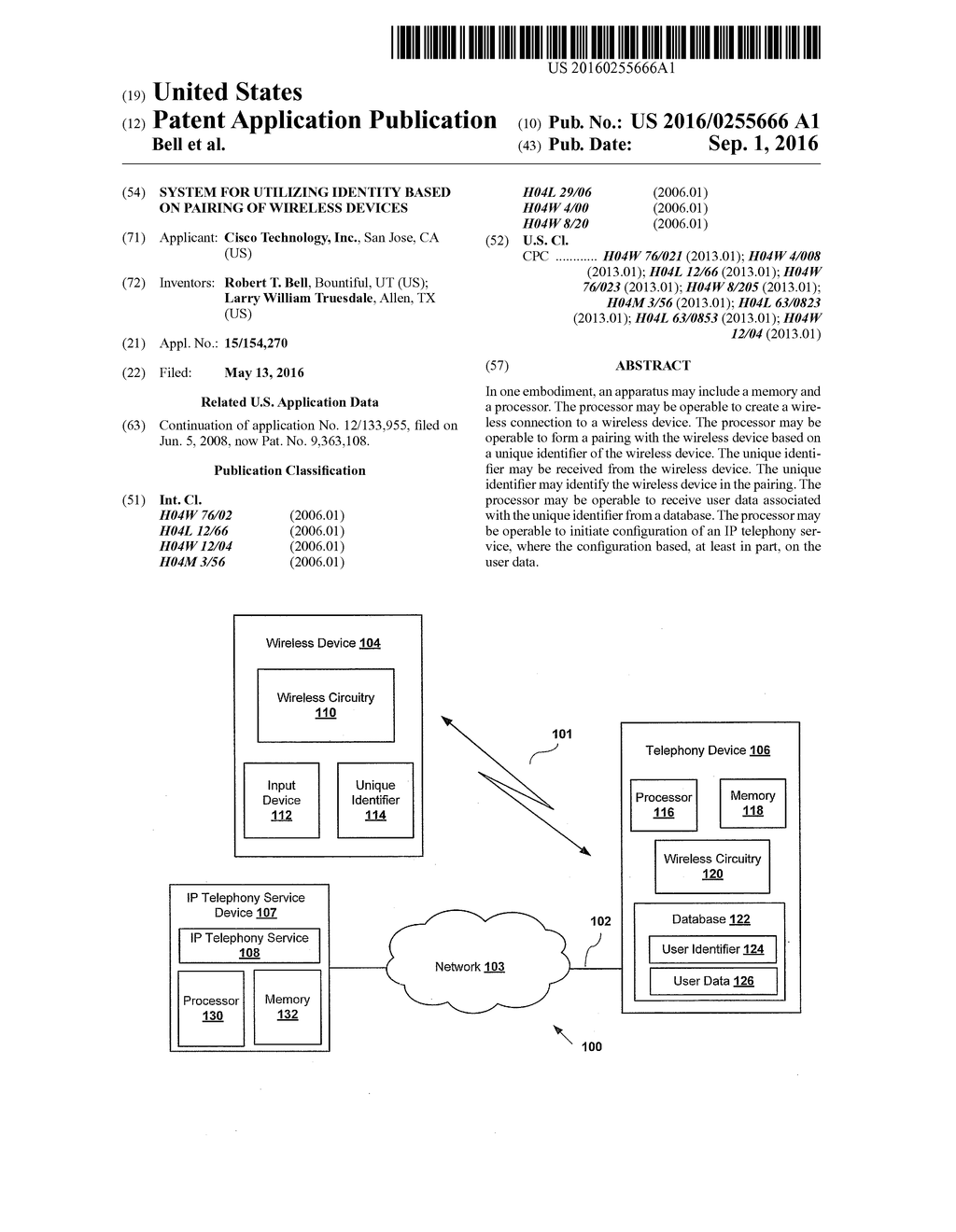 SYSTEM FOR UTILIZING IDENTITY BASED ON PAIRING OF WIRELESS DEVICES - diagram, schematic, and image 01