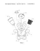 ANTHROPOMORPHIC HOLDER FOR REUSABLE COFFEE FILTER diagram and image