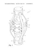 CENTRALIZER WITH COLLABORATIVE SPRING FORCE diagram and image