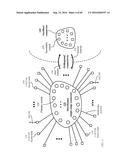 large-scale data center based on a contiguous network diagram and image