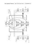 large-scale data center based on a contiguous network diagram and image