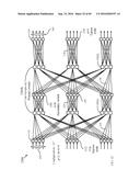 large-scale data center based on a contiguous network diagram and image