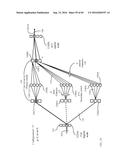 large-scale data center based on a contiguous network diagram and image