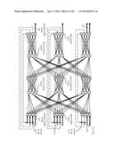 large-scale data center based on a contiguous network diagram and image