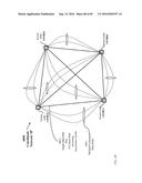 large-scale data center based on a contiguous network diagram and image