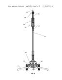 SELF-STANDING FALL ARREST SYSTEM diagram and image