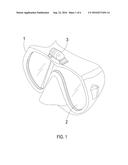 SCUBA MASK STRUCTURE AND MANUFACTURING PROCESS THEREOF diagram and image