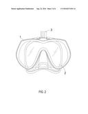SCUBA MASK STRUCTURE AND MANUFACTURING PROCESS THEREOF diagram and image