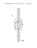 SPORTS RACQUET HANDLE ASSEMBLY AND PALLET CAP diagram and image