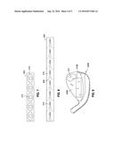 PATTERNED WEIGHTED TAPE FOR USE ON GOLF CLUB diagram and image