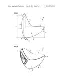 WOOD GOLF CLUB HEAD AND WOOD GOLF CLUB diagram and image