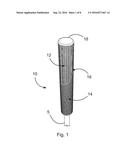 TEXTURIZED GOLF GRIP SURFACES diagram and image