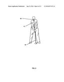 SELECTIVELY ATTACHED AND ORIENTED INDICATOR OF BODY POSITION AND MOVEMENT diagram and image
