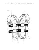 PROTECTIVE SHOULDER PADS WITH RELEASE MECHANISM diagram and image