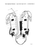 PROTECTIVE SHOULDER PADS WITH RELEASE MECHANISM diagram and image