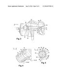 SLIDING CALIPER DISC BRAKE HAVING EVACUATION OF AIR BETWEEN PINS AND BORES diagram and image