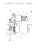 Electromechanically and Hydraulically Actuatable Motor Vehicle Brake With     Selective Self-Locking diagram and image