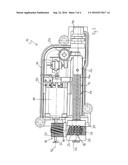 DRIVE MECHANISM HAVING A DOUBLE WORM GEAR diagram and image