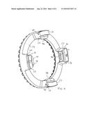 COUPLING ASSEMBLY WITH A TARGET ELEMENT diagram and image