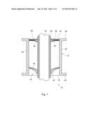 DEVICE FOR PASSING PIPES OR CABLES THROUGH AN OPENING IN A BUILDING diagram and image