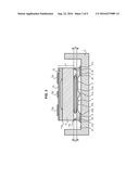 PRESSURE SENSOR INCLUDING A STRUCTURE FOR CONTROLLING AN ADHESIVE LAYER     RESISTANT TO TEMPERATURE VARIATIONS diagram and image