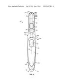 HAND OPERATED REACHING DEVICE FOR REMOVING TICKS FROM ANIMALS OR HUMANS     AND METHOD OF USE diagram and image