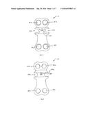 DYNAMIC OSTEOTOMY PLATE INCLUDING DEVICES, APPARATUS AND METHODS USING     SUCH A PLATE diagram and image