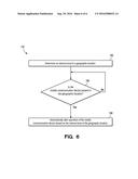 MODIFYING OPERATION OF A MOBILE COMMUNICATION DEVICE BASED ON INTEREST     LEVEL IN A GEOGRAPHIC LOCATION diagram and image