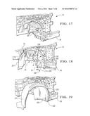 VEHICLE ENERGY MANAGEMENT SYSTEM WITH LOAD-BEARING COMPONENT IN WHEEL     CAVITY diagram and image