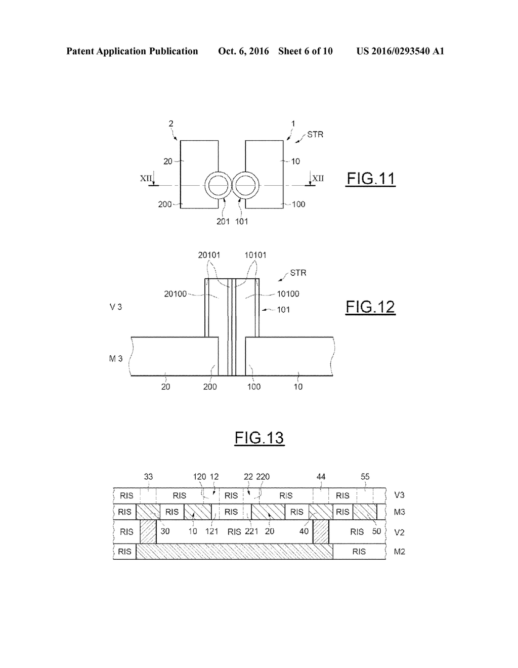 Metallic Device Having Mobile Element in a Cavity of the BEOL of an     Integrated Circuit - diagram, schematic, and image 07