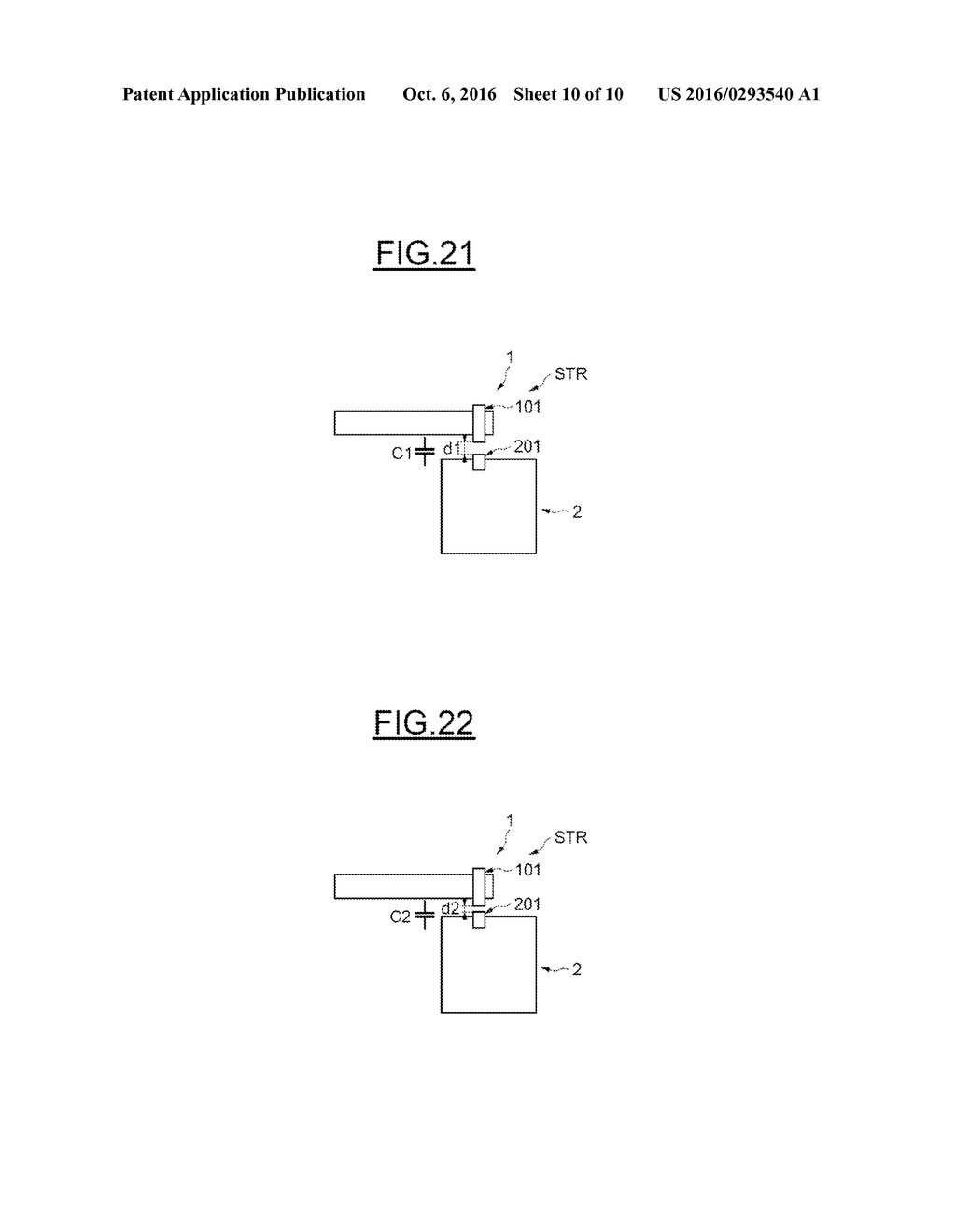 Metallic Device Having Mobile Element in a Cavity of the BEOL of an     Integrated Circuit - diagram, schematic, and image 11