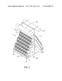 ENERGY SAVING APPARATUS AND METHOD FOR USING THE SAME FOR PLANTING RACKS diagram and image