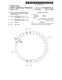 Inter-changeable magnetic links that connect together to form jewelry     peices diagram and image