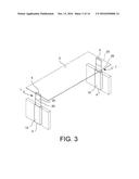 TELESCOPIC LEG FOR A TABLE diagram and image