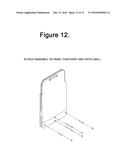 Wall-Mounted Stud-Supported Folding Seat diagram and image