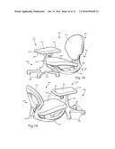 CHAIR WITH COUPLING COMPANION STOOL BASE diagram and image