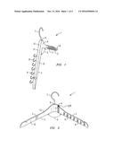 CLOTHES HANGER WITH BASE diagram and image