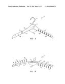 CLOTHES HANGER WITH BASE diagram and image