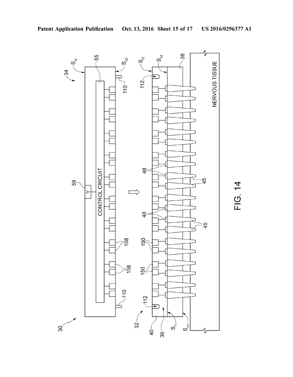 IMPLANTABLE MODULAR SYSTEM FOR A SYSTEM FOR ELECTRICALLY STIMULATING A     BIOLOGICAL TISSUE - diagram, schematic, and image 16