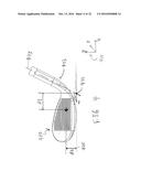 GOLF CLUB HEAD WITH IMPROVED CENTER OF GRAVITY diagram and image