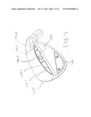 GOLF CLUB HEAD WITH IMPROVED CENTER OF GRAVITY diagram and image