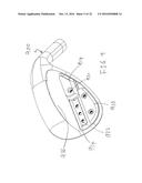 GOLF CLUB HEAD WITH IMPROVED CENTER OF GRAVITY diagram and image