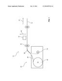 METHOD TO EXCHANGE PRINTING SUBSTRATE ROLLS IN A PRINTER diagram and image