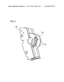 AIR VENT DIAL FOR AUTOMOBILE diagram and image