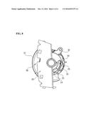 AIR VENT DIAL FOR AUTOMOBILE diagram and image