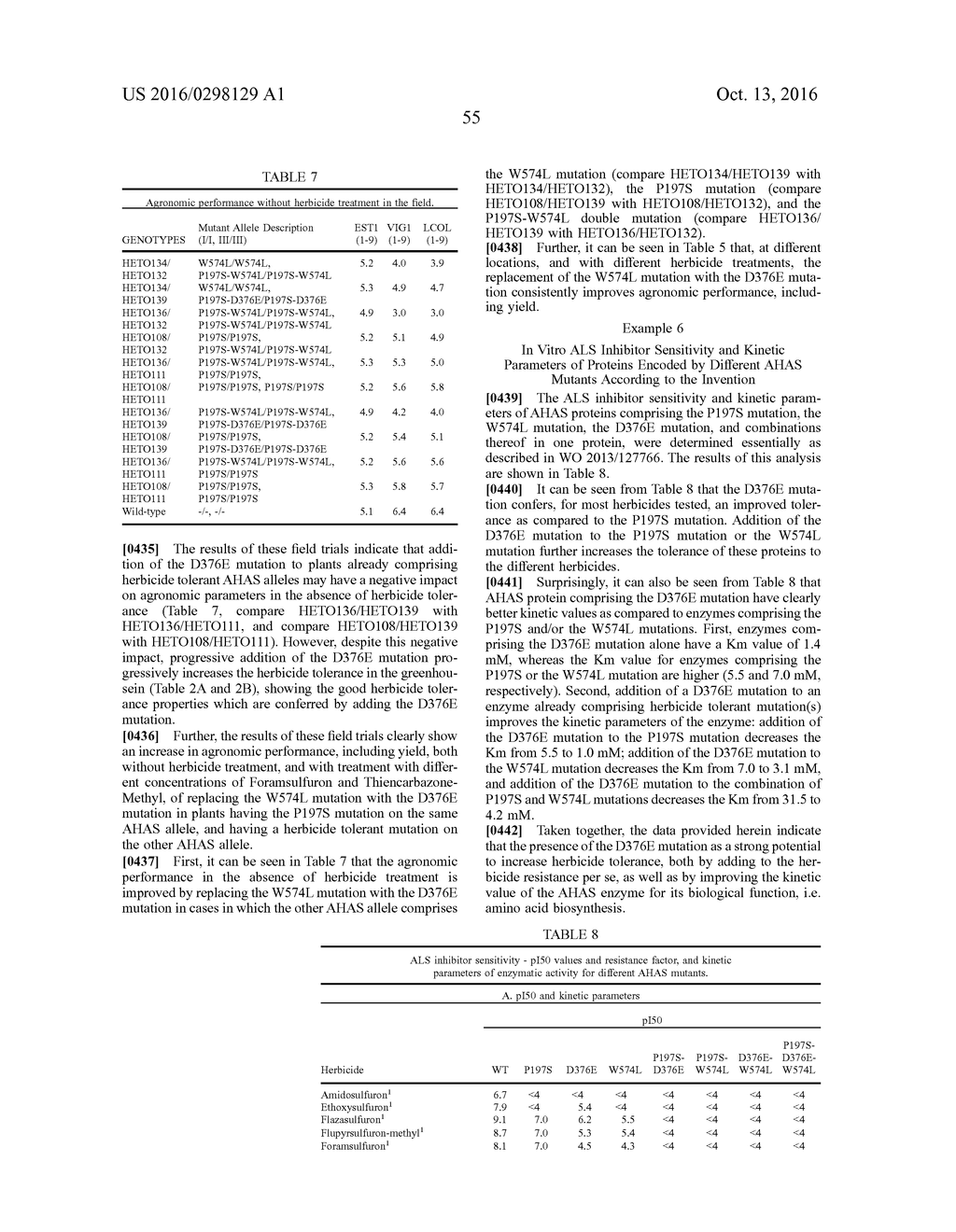 ALS INHIBITOR HERBICIDE TOLERANT MUTANT PLANTS - diagram, schematic, and image 64