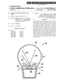 LED BULB WITH DOWN-REFLECTING OPTIC diagram and image