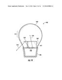 LED BULB WITH DOWN-REFLECTING OPTIC diagram and image