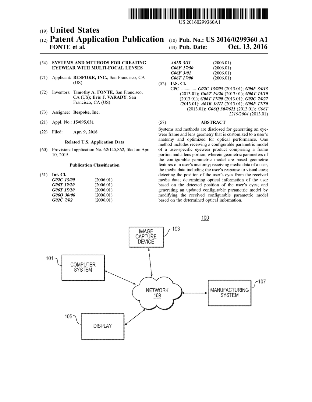 SYSTEMS AND METHODS FOR CREATING EYEWEAR WITH MULTI-FOCAL LENSES - diagram, schematic, and image 01