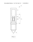 TOUCH STYLUS CAPABLE OF DETECTING PRESSURE ON A TIP AND RELATED     OPTICAL-MECHANICAL SYSTEM diagram and image